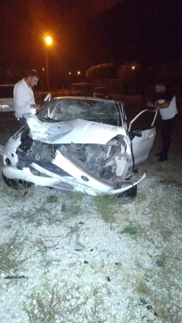 Kırşehir&rsquo;de otomobil şarampole u&ccedil;tu: 1 &ouml;l&uuml;, 1 yaralı
