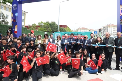 Kızılcıklı Mahallesi&rsquo;nde Trafik Eğitim Sokağı A&ccedil;ıldı
