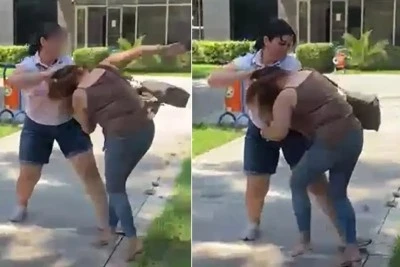 Kocasıyla birlikte bastığı kadını d&ouml;vd&uuml;