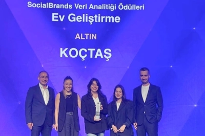 Ko&ccedil;taş, Brandverse Awards 2025&rsquo;te Ev Geliştirme Kategorisinde Altın &Ouml;d&uuml;l&uuml;n Sahibi Oldu