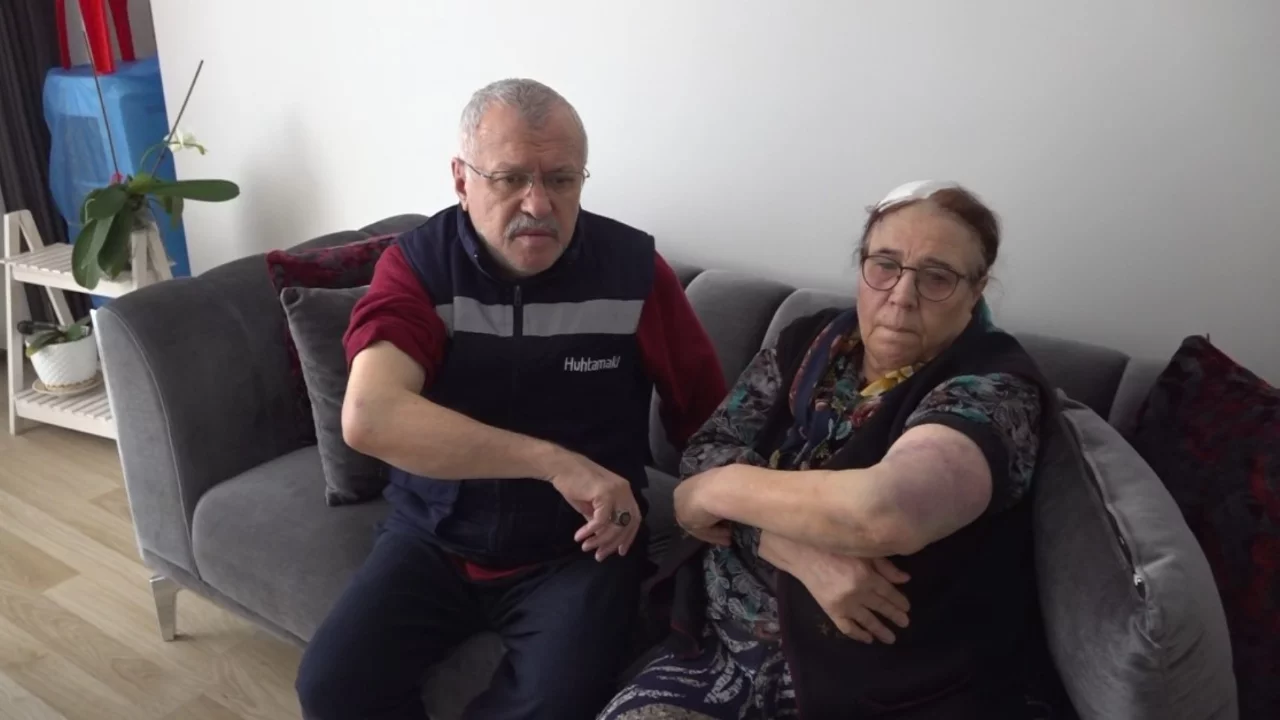 Komşularına dehşet yaşattı! Sopayla darbetti