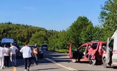 Ordu'da 3 aracın karıştığı kazada 3 kişi yaralandı