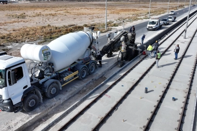 Konya B&uuml;y&uuml;kşehir'den Yeni Tramvay Hattı İnşaatında &Ouml;rnek Sistem
