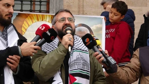 Konya&rsquo;da Gazze&rsquo;deki ateşkes i&ccedil;in a&ccedil;ıklama
