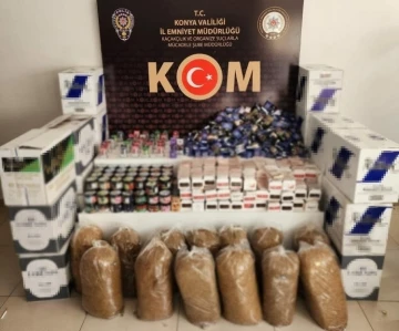 Konya&rsquo;da ka&ccedil;ak&ccedil;ılık operasyonlarında 21 kişi yakalandı
