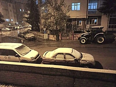 Konya&rsquo;da Mayıs ayında kar yağdı