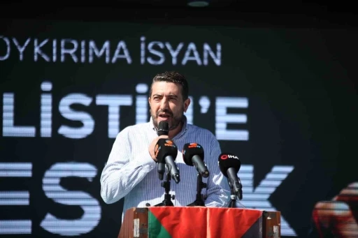 Konya&rsquo;da &rsquo;Soykırıma İsyan Filistin&rsquo;e Destek Y&uuml;r&uuml;y&uuml;ş&uuml;&rsquo; d&uuml;zenlendi
