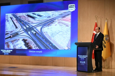 Konya'nın D&ouml;rt Bir Yanı Raylı Sistemlerle Donatılacak