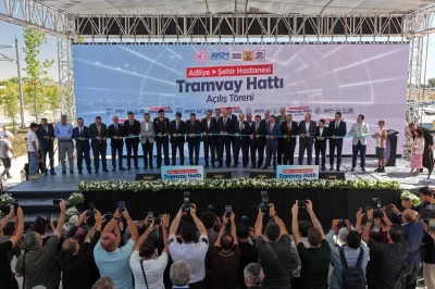 Konya&rsquo;nın Raylı Sistem Ağını G&uuml;&ccedil;lendirecek Adliye-Şehir Hastanesi Hattı A&ccedil;ıldı