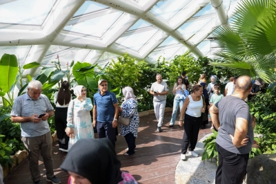 Konya Tropikal Kelebek Bah&ccedil;esi Ziyaret&ccedil;ilerin G&ouml;zdesi Olmaya Devam Ediyor