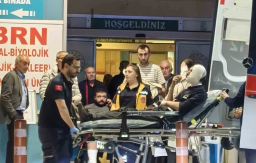 Kopan halat y&uuml;z&uuml;ne &ccedil;arptı