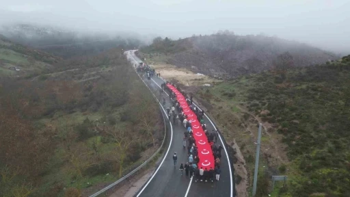 K&ouml;rfezliler Sarıkamış şehitleri i&ccedil;in y&uuml;r&uuml;d&uuml;
