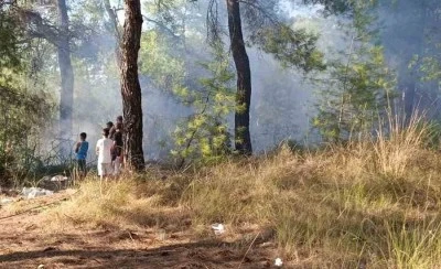 K&ouml;yceğiz&rsquo;de orman yangınına erken m&uuml;dahale