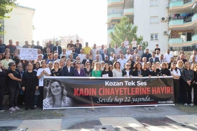Kozan&rsquo;da kadınlar, katledilen Sevda i&ccedil;in tek ses oldu