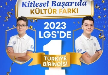 K&uuml;lt&uuml;r Okulları 2 &ouml;ğrencisi LGS'de T&uuml;rkiye birincisi oldu