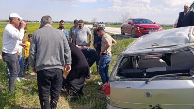 Kulu&rsquo;da otomobil  takla attı: 1 yaralı
