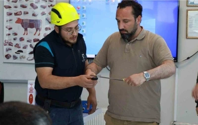 Kurban kesim kursuna yoğun ilgi
