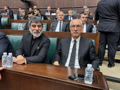 Kurtlar Vadisi oyuncusu AK Parti TBMM Grup Toplantısı'nda 