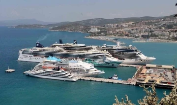 Kuşadası&rsquo;nda kruvaziyer bereketi yaşanıyor
