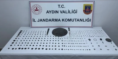 Kuşadası&rsquo;nda tarihi eser operasyonu
