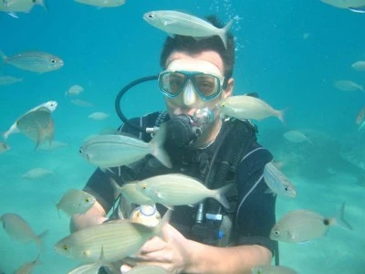 Kuşadası&rsquo;nın su altı g&uuml;zellikleri, dalış tutkunlarının ilgisini &ccedil;ekiyor