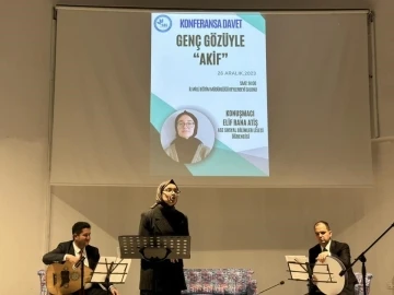 K&uuml;tahya&rsquo;da lise &ouml;ğrencisinden, &ldquo;Gen&ccedil; G&ouml;z&uuml;yle Mehmet Akif" isimli konferans
