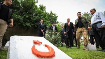 Kut'&uuml;l Amare Zaferi'nin 107. yılında şehitler Kut'ta t&ouml;renle anıldı