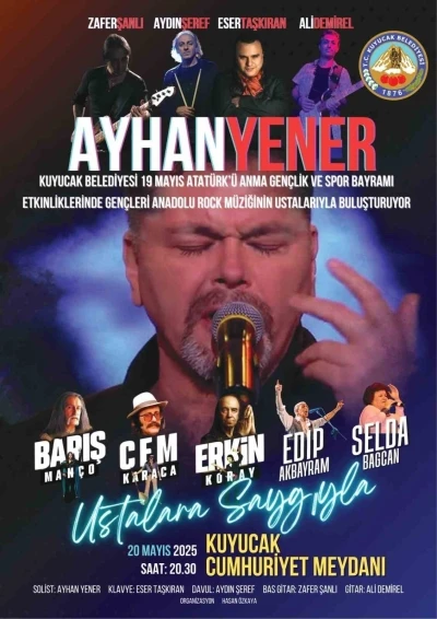 Kuyucak Belediyesi&rsquo;nden gen&ccedil;lik konseri
