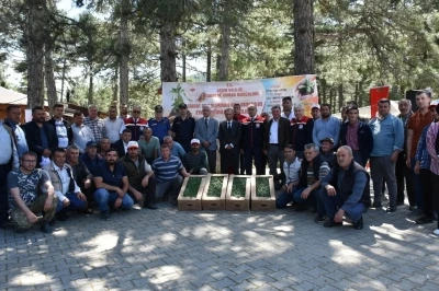 Kuyucak&rsquo;ta 220 bin domates fidesi dağıtıldı
