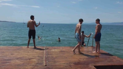 Kuzey Ege de deniz sezonu a&ccedil;ıldı
