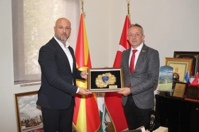 Kuzey Makedonya İ&ccedil;işleri Bakan Yardımcısı İseni: Bursa, Balkanlar i&ccedil;in &ouml;nemli bir merkez