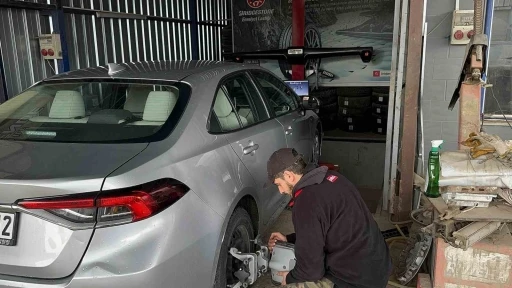 Lastik&ccedil;ilerde kış yoğunluğu başladı