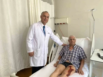 Lavabo a&ccedil;ıcı bomba gibi patladı, v&uuml;cudunun y&uuml;zde 40&rsquo;ı yanan 78 yaşındaki yaşlı adam dehşeti yaşadı
