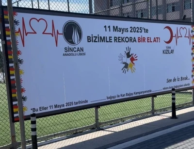 Liseli gen&ccedil;lerden kan bağışı rekoru
