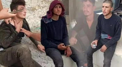 Mahalleli ve ekipler ka&ccedil;ak g&ouml;&ccedil;menleri yakaladı 