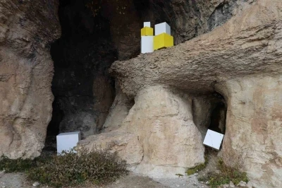 Malatya&rsquo;da bin 500 rakımdaki mağaralarda &ccedil;ağdaş sanat sergisi
