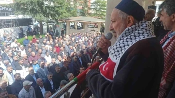 Malatya&rsquo;da, Filistin&rsquo;de hayatını kaybedenler i&ccedil;in gıyabi cenaze namazı kılındı
