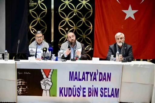Malatya&rsquo;da Filistin&rsquo;e destek paneli
