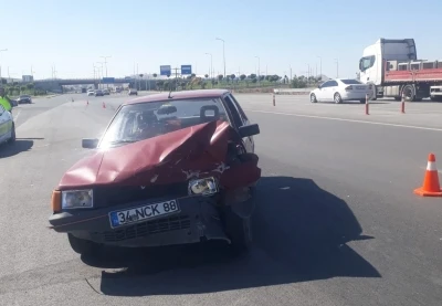 Malatya&rsquo;da iki otomobil &ccedil;arpıştı: 2 yaralı