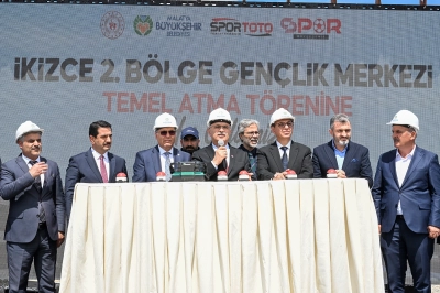 Malatya'da İkizce 2. B&ouml;lge Gen&ccedil;lik Merkezinin Temeli Atıldı