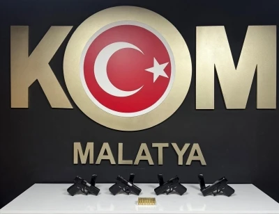 Malatya&rsquo;da ruhsatsız silah operasyonu