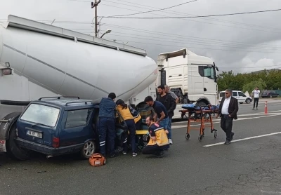 Malatya&rsquo;da silobas ile otomobil &ccedil;arpıştı: 1 yaralı
