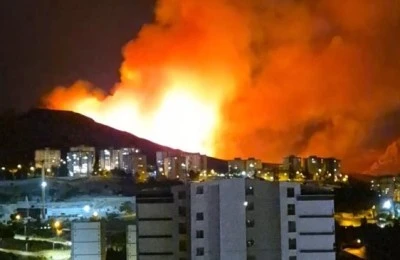 Mamak'ta ormanlık alanda yangın