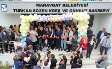 Manavgat Belediyesi T&uuml;rkan S&ouml;zen Kreşi a&ccedil;ıldı
