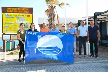 Manavgat&rsquo;ta Mavi Bayrak t&ouml;reni yapıldı
