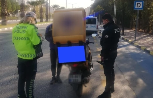Manisa&rsquo;da 46 motosiklet trafikten men edildi

