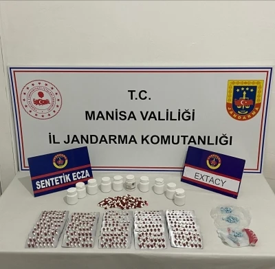 Manisa&rsquo;da bin 216 adet sentetik hap ele ge&ccedil;irildi
