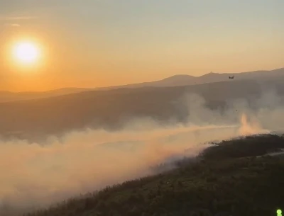 Manisa&rsquo;daki orman yangını devam ediyor