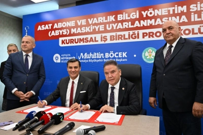 Manisa ve Antalya B&uuml;y&uuml;kşehir Belediyeleri Arasında İş Birliği Protokol&uuml;