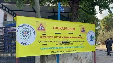 Marmaris&rsquo;te İ&ccedil;meler-Turun&ccedil; yolu bir ay trafiğe kapalı
